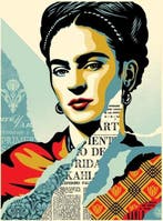 Shepard Fairey (OBEY) - The Woman Who Defeated Pain: Frida