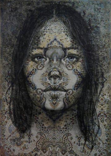 Jacqueline Klein Breteler - “Strength.”-painting on a