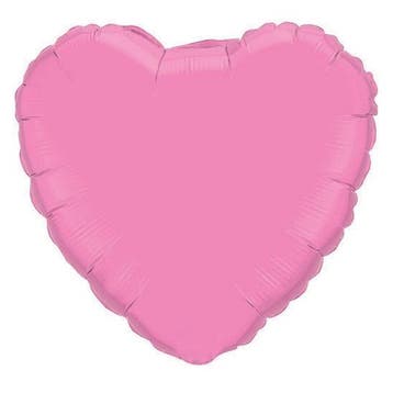 Helium folie ballon roze hart 45 cm - Folie Ballonnen, Verzenden, Nieuw