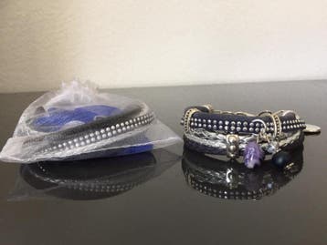 Workshoppakket DIY armband Silver blue (Sieradenonderdelen), Ophalen of Verzenden, Nieuw, Overige typen