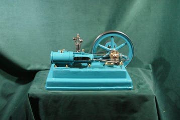 Stoommachine - Gietijzer, Messing - 1960-1970 - Stoommachine