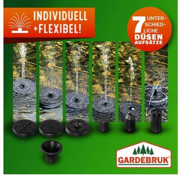 Solar Fontein Zwart 180L/u 160mm (Voor in Huis), Verzenden, Nieuw