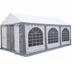 Professionele Partytent PVC 4x6x2,2 mtr in Wit-Grijs, Tuin en Terras, Partytenten, Verzenden, Nieuw, 2 meter of meer, Partytent