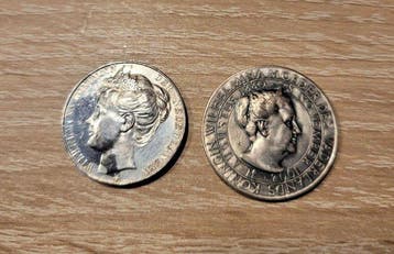 Nederland - Inhuldigingspenning Koningin Wilhelmina /