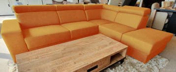 Loungebank Raalte - loungebanken - Goud, Nieuw, 150 cm of meer, Stof, 200 tot 250 cm