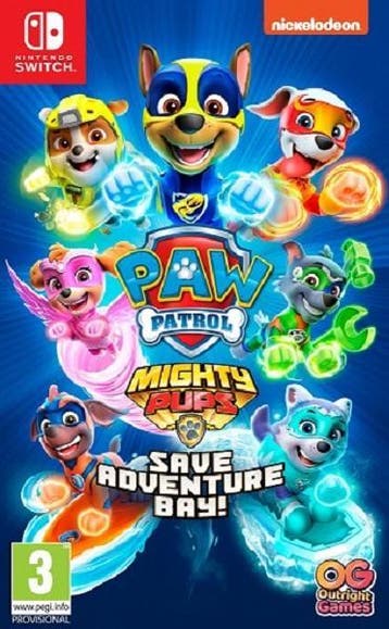 Paw Patrol: Mighty Pups Save Adventure Bay Switch, 2 spelers, Ophalen of Verzenden, Zo goed als nieuw, Vanaf 3 jaar