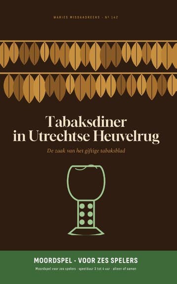 Tabaksdiner In Utrechtse Heuvelrug | B.V. Waries | Nieuw, Ophalen of Verzenden, Nieuw, B.V. Waries