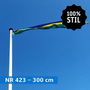 NR 423: Wimpel Flevoland 100% stil-300cm (zonder stokje (met, Diversen, Vlaggen en Wimpels, Nieuw