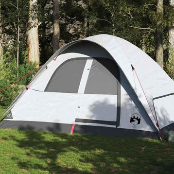 vidaXL Koepeltent 6-persoons waterdicht verduisterend stof, Verzenden, Nieuw, Tot en met 2
