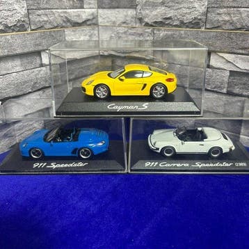 Minichamps, Norev 1:43 - Modelauto - Lotto 3 Modellini, Nieuw