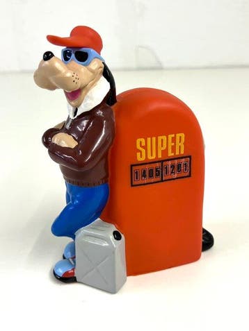 Goofy - 1 Piggy bank, At gas station - Disney - 1980, Nieuw