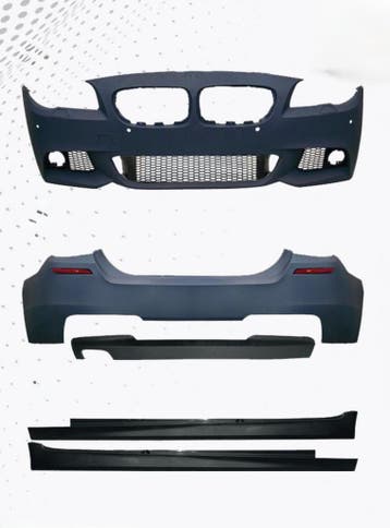 BMW F10 M-Tech Bodykit Set – Bumpers + Sideskirts 2010-2013, Nieuw, Voor, BMW, Bumper