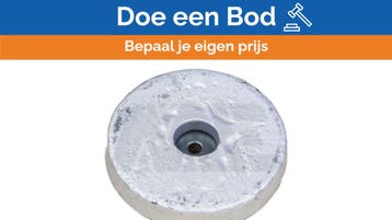 Bieden: Aluminium bolt-on disc anode 160x25mm -, Ophalen of Verzenden, Nieuw, Motor en Techniek, Zeilboot of Motorboot