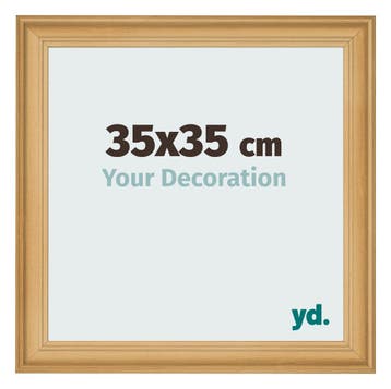 Fotolijst 35x35 cm - Dennen Houtnerf - MDF - Lazio, Verzenden, Nieuw