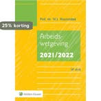 Arbeidswetgeving 2021/2022 9789013162080 W.L. Roozendaal, Verzenden, Gelezen, W.L. Roozendaal