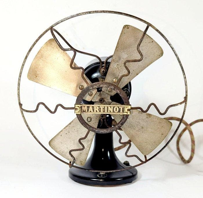 Martinot Elektrische ventilator - Gietijzer - Zeldzame, Antiek en Kunst, Kunst | Designobjecten