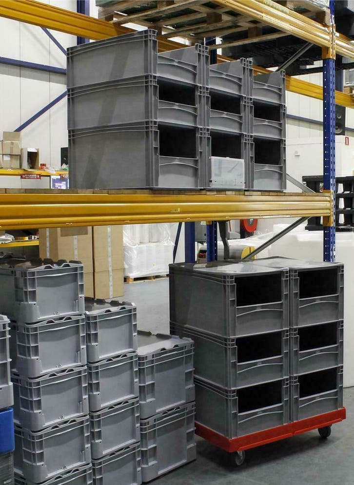Magazijnbakken, grijpbak, 60 40 krat, stapelkratten, Zakelijke goederen, Kantoor en Winkelinrichting | Magazijn, Stelling en Opslag