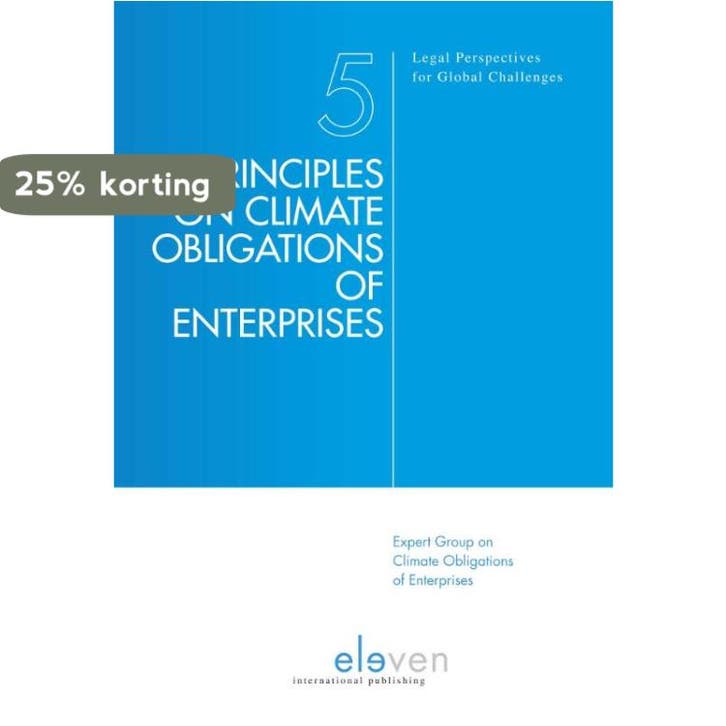 Principles on climate obligations of enterprises / Legal, Boeken, Taal | Engels, Zo goed als nieuw, Verzenden