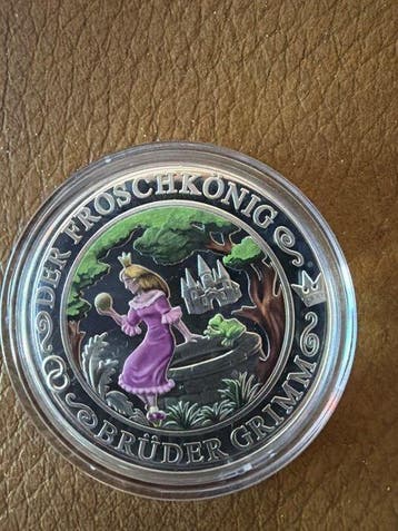 Duitsland. Silver medal Grimm Märchen - Der Froschkönig -