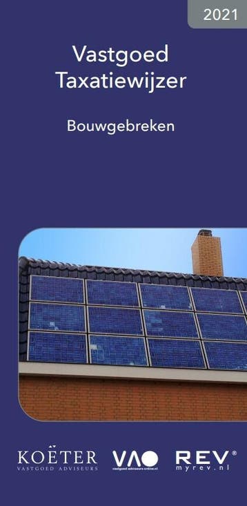 Vastgoed Taxatiewijzer Bouwgebreken 2021 9789083008691, Boeken, Verzenden, Zo goed als nieuw, Koëter Vastgoed Adviseurs