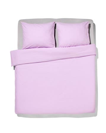 HEMA Dekbedovertrek 240x200/220cm zacht katoen lila, Verzenden, Nieuw