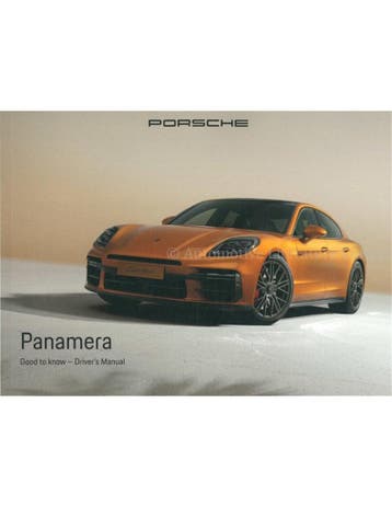 2026 PORSCHE PANAMERA INSTRUCTIEBOEKJE ENGELS