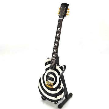 Miniatuur replica Gibson gitaar Z. Wylde Black Label Society, Ophalen of Verzenden, Nieuw, Pop, Beeldje of Miniatuur