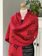 Haakpakket byClaire ajoursjaal, Ophalen of Verzenden, Nieuw, Breien of Haken, Wol of Garen