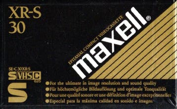 Maxell XR-S 30 Epitacial Compact Videocassette SE-C (Nieuw), Verzenden, Nieuw