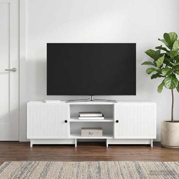 vidaXL TV-kast Wit 150 x 31 x 50 cm Geconstrueerd hout, Minder dan 50 cm, Verzenden, Nieuw, Minder dan 100 cm