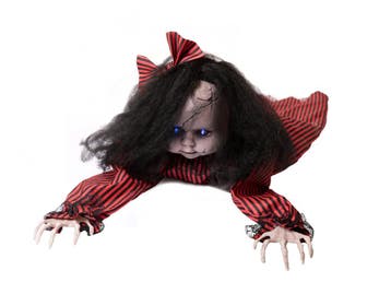 EUROPALMS Halloween Decoratie Kruipende Mathilda 110cm Licht, Verzenden, Nieuw, Overige typen