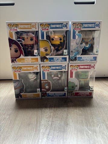 Funko - Fortnite - 6 - Omega; Raptor; Merry Marauder;