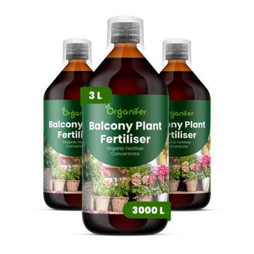 Vloeibare meststof voor balkonplanten - 3x1 liter, Verzenden, Mest