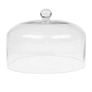 Glazen taartstolp  met knop | 20(h) x 28,5(Ø)cm, Verzenden