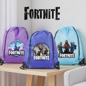 Fortnite Sporttas met Trekkoord - Grote Capaciteit, Waterdic, Verzenden, Nieuw