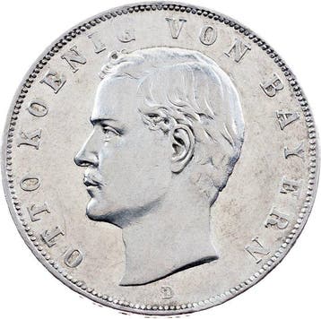 Duitsland, keizerrijk Otto. 3 Mark 1912 / Bavaria (Zonder, Postzegels en Munten