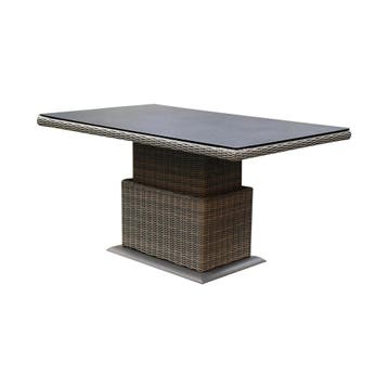 Ibiza stoel bank dining loungeset 4 delig grijs met, Tuin en Terras, Tuinsets en Loungesets, Ophalen of Verzenden, Nieuw, Wicker