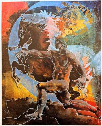 Hans Erni (1909 - 2015) - Le Char dApollon