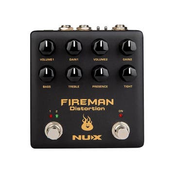 NUX NDS-5 analoge dubbele effect pedaal distortion FIREMAN, Ophalen of Verzenden, Nieuw