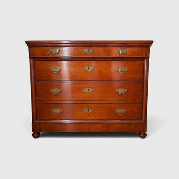Italla - Commode - Messing, Mahonie - Antieke houten