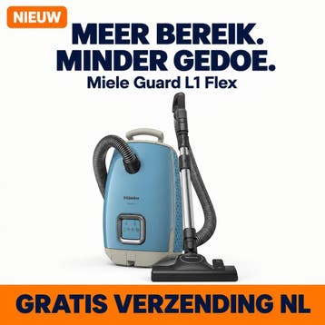 Miele Guard L1 Flex stofzuiger met zak | Nordicblauw, Verzenden, Nieuw, Regelbare zuigkracht