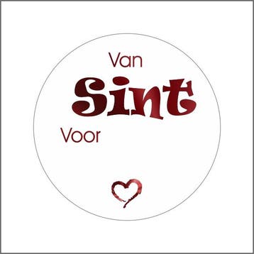 Cadeaustickers Etiketten  Sinterklaas Rood, Ophalen of Verzenden, Nieuw, Overige typen