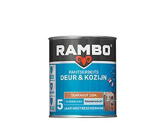 Rambo Pantserbeits Deur & Kozijn Transparant Zijdeglans -..., Doe-het-zelf en Verbouw, Verf, Beits en Lak, Beits, Overige kleuren