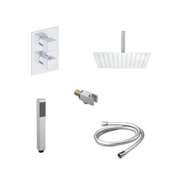 Sani Royal Inbouw Regendouche Chroom messing, Nieuw