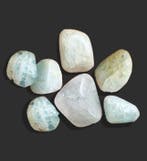 Natuurlijke aquamarijn getrommelde stenen – verzameling –