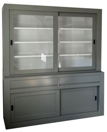 Design buffetkast betongrijs Petten 200cm, Ophalen of Verzenden, Nieuw