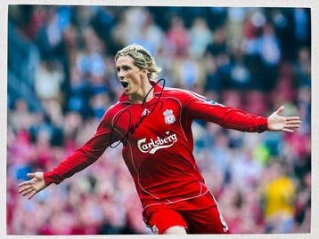 Fernando Torres - Hand Signed - Liverpool FC Photo: Premier, Nieuw