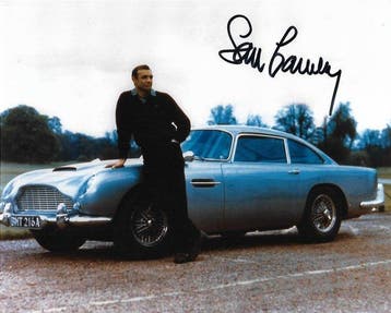 James Bond 007: Goldfinger - Sean Connery hand signed photo, Nieuw