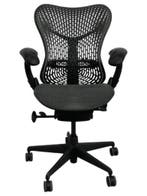 Refurbished/Gereviseerd Herman Miller Mirra Bureaustoel, Verzenden, Zwart, Zo goed als nieuw, Bureaustoel
