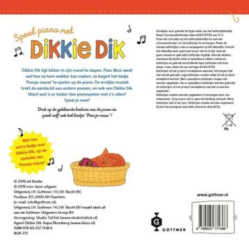 Speel piano met Dikkie Dik / Dikkie Dik 9789025771386, Verzenden, Zo goed als nieuw, Jet Boeke
